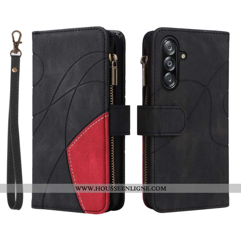 Housse Samsung Galaxy A17 4G / 5G Portefeuille Ondulation