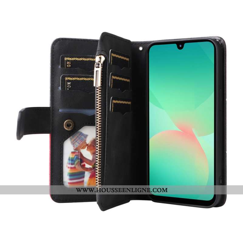 Housse Samsung Galaxy A17 4G / 5G Portefeuille Ondulation