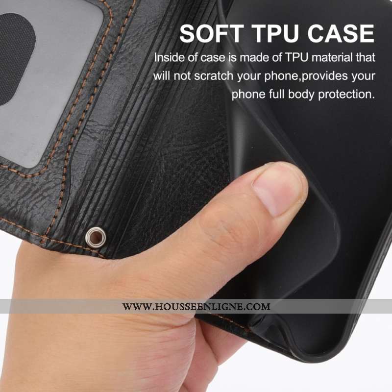 Housse Samsung Galaxy A17 4G / 5G Portefeuille Vintage