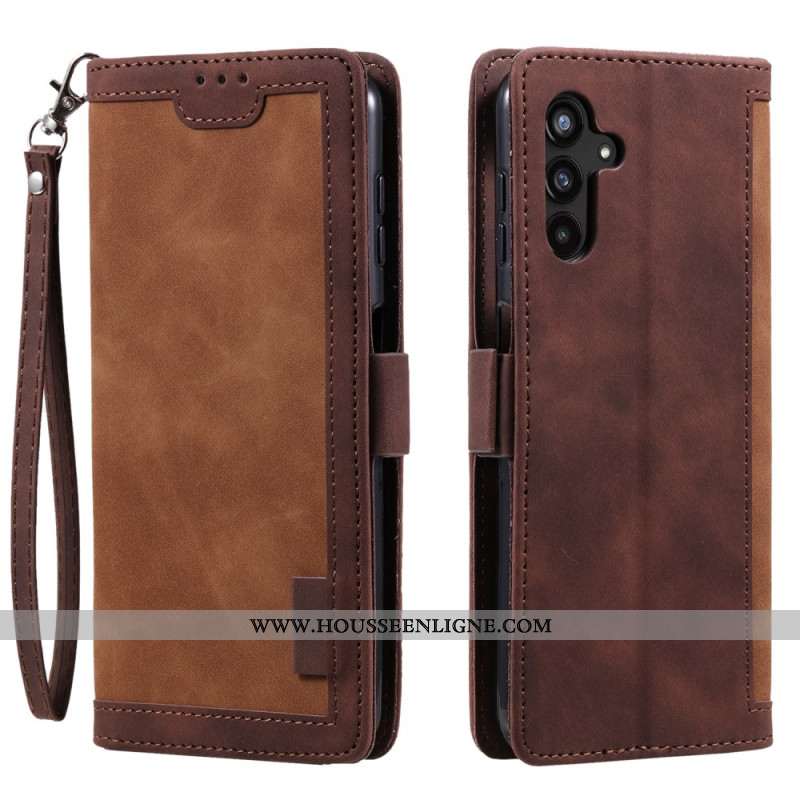 Housse Samsung Galaxy A17 4G / 5G Portefeuille Vintage RFID