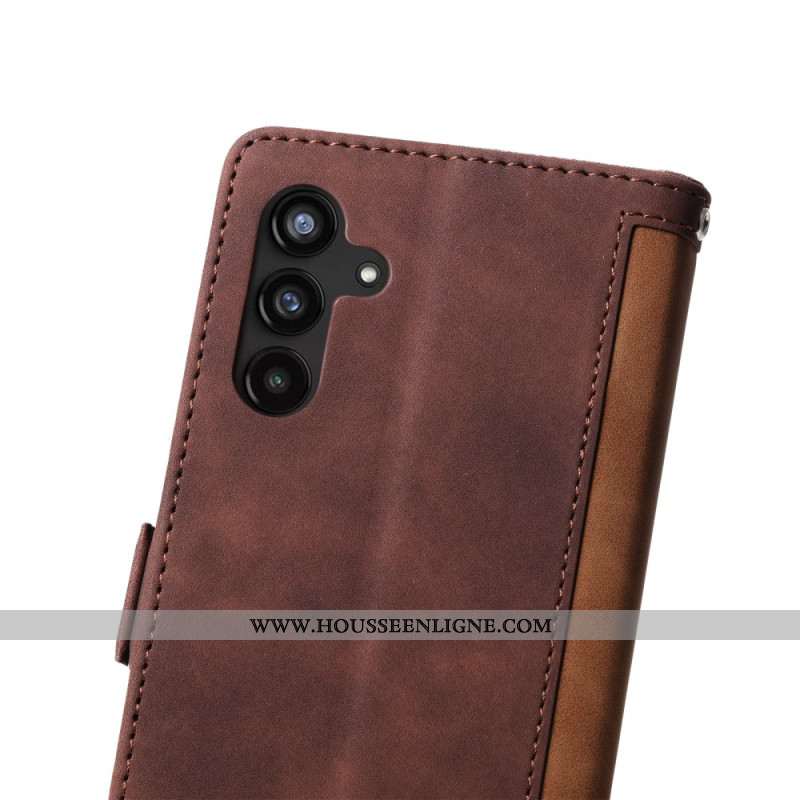 Housse Samsung Galaxy A17 4G / 5G Portefeuille Vintage RFID