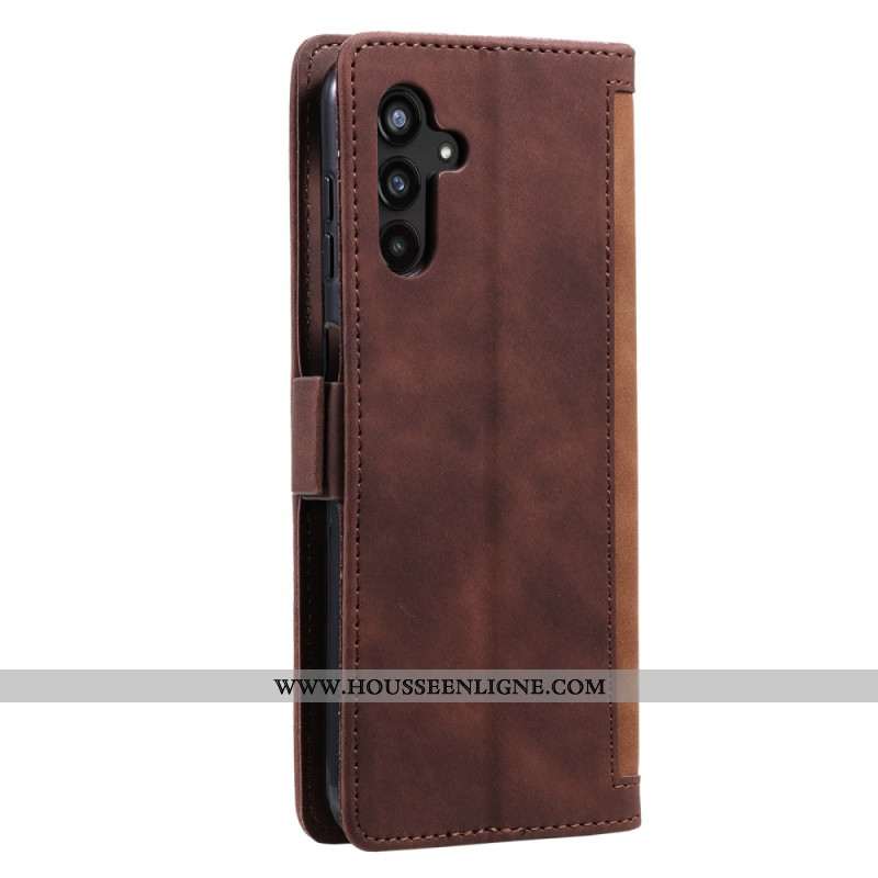 Housse Samsung Galaxy A17 4G / 5G Portefeuille Vintage RFID