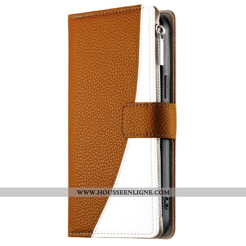 Housse Samsung Galaxy A17 4G / 5G Portefeuille à Fermeture Éclair et Lanières