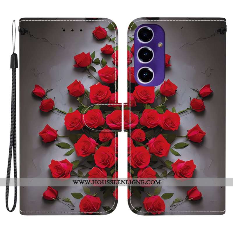 Housse Samsung Galaxy A17 4G / 5G Roses Rouges