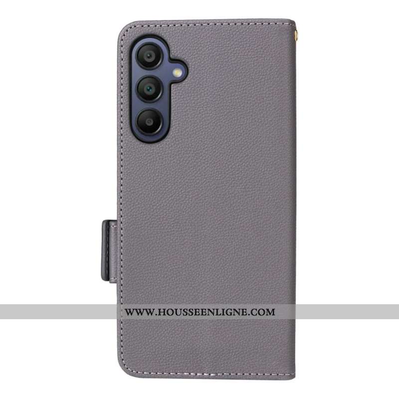 Housse Samsung Galaxy A17 4G / 5G Simili Cuir à Lanière