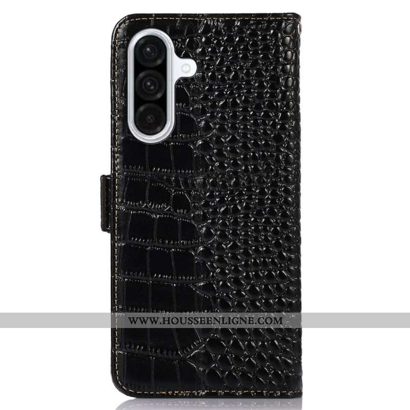 Housse Samsung Galaxy A17 4G / 5G Texture Crocodile