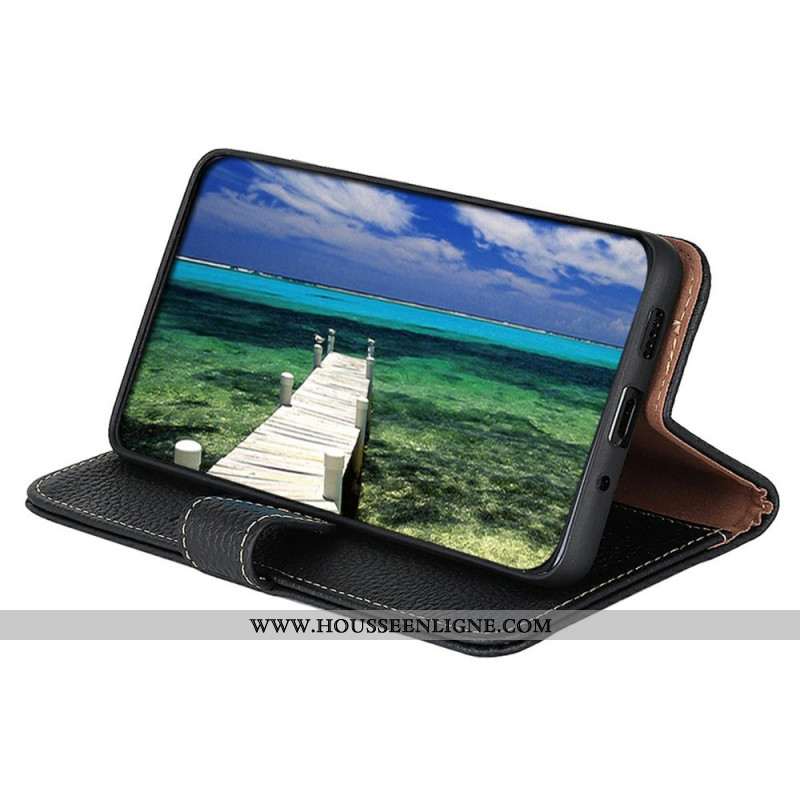 Housse Samsung Galaxy A17 4G / 5G Vrai Cuir KHAZNEH