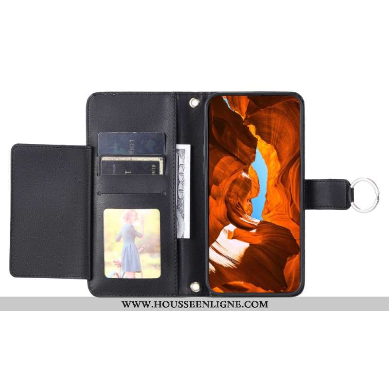 Housse Samsung Galaxy S25 5G Anneau Circulaire et Sangles