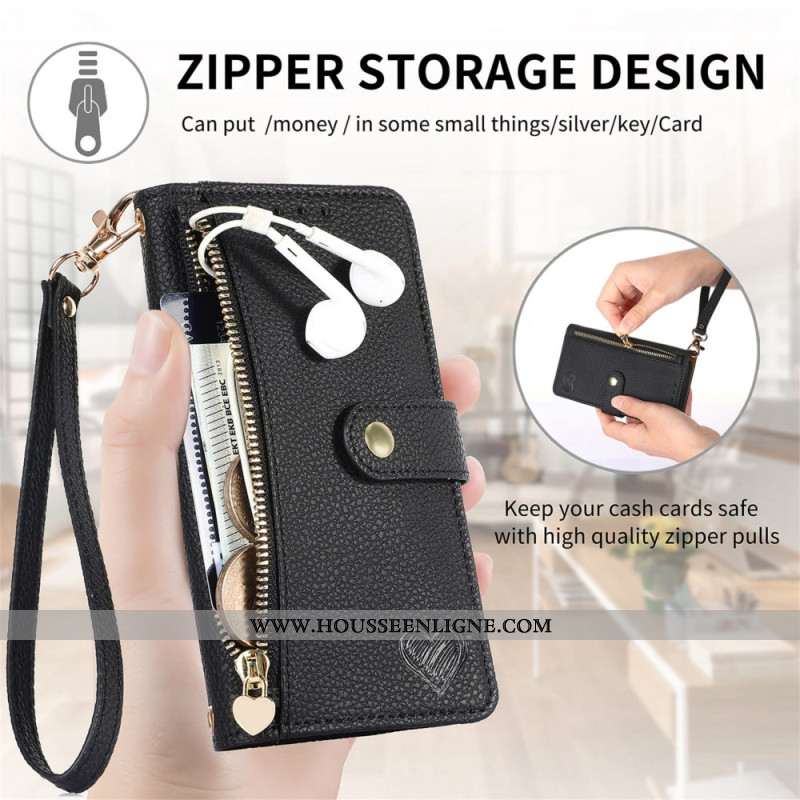 Housse Samsung Galaxy S25 5G Blocage RFID Design Coeur