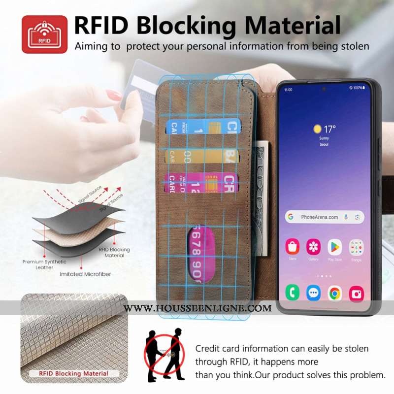 Housse Samsung Galaxy S25 5G Coque Détachable Magnétique