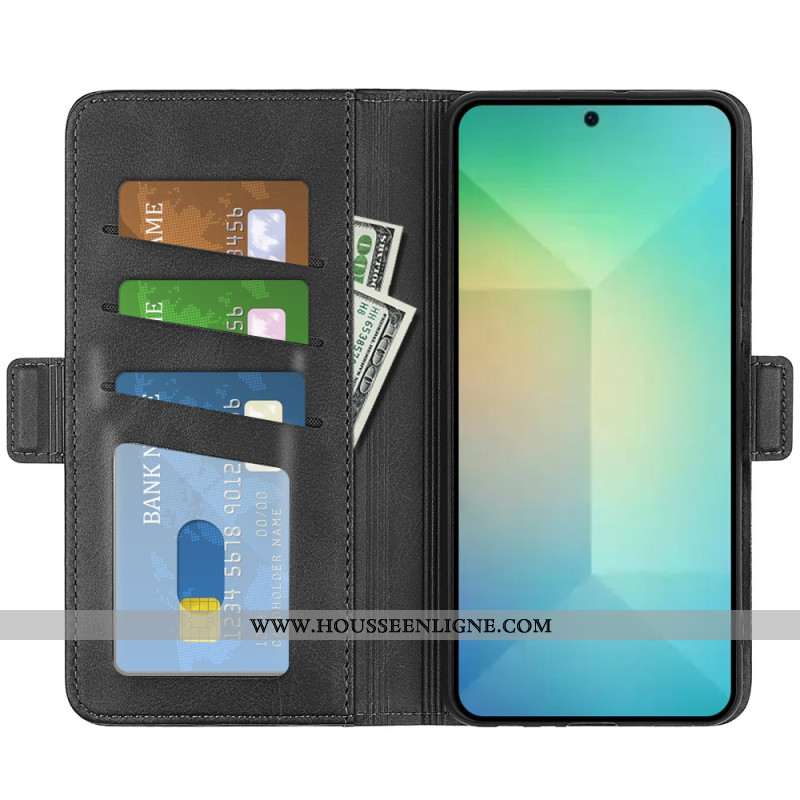 Housse Samsung Galaxy S25 5G Double Fermoir