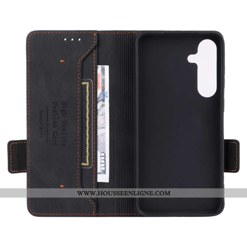 Housse Samsung Galaxy S25 5G Effet Daim Rétro