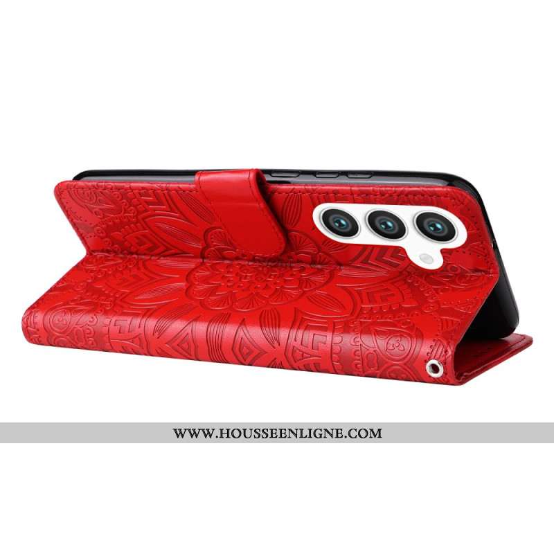 Housse Samsung Galaxy S25 5G Mandala à Lanière