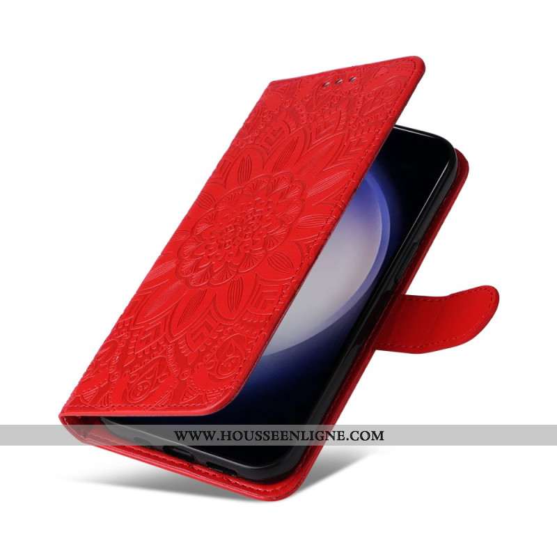 Housse Samsung Galaxy S25 5G Mandala à Lanière