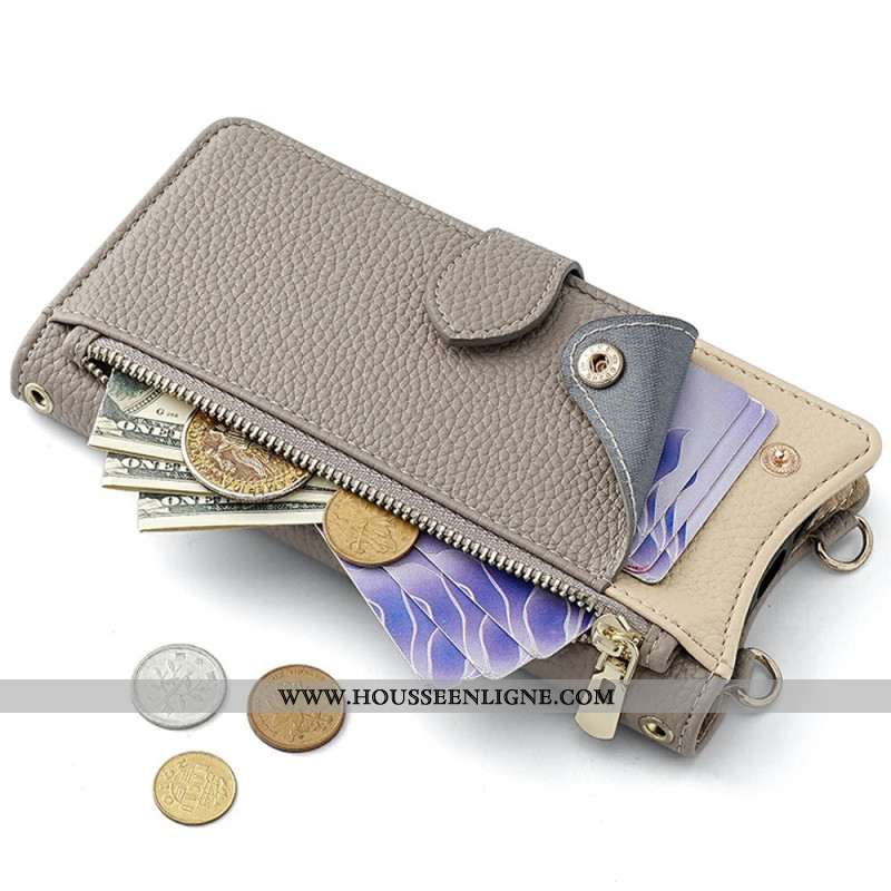 Housse Samsung Galaxy S25 5G Miroir et Chaîne