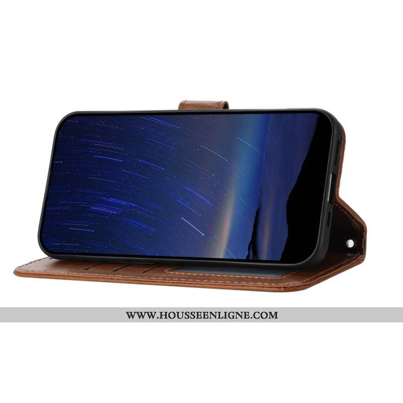 Housse Samsung Galaxy S25 5G Poche Zippée Lanière et Bandoulière