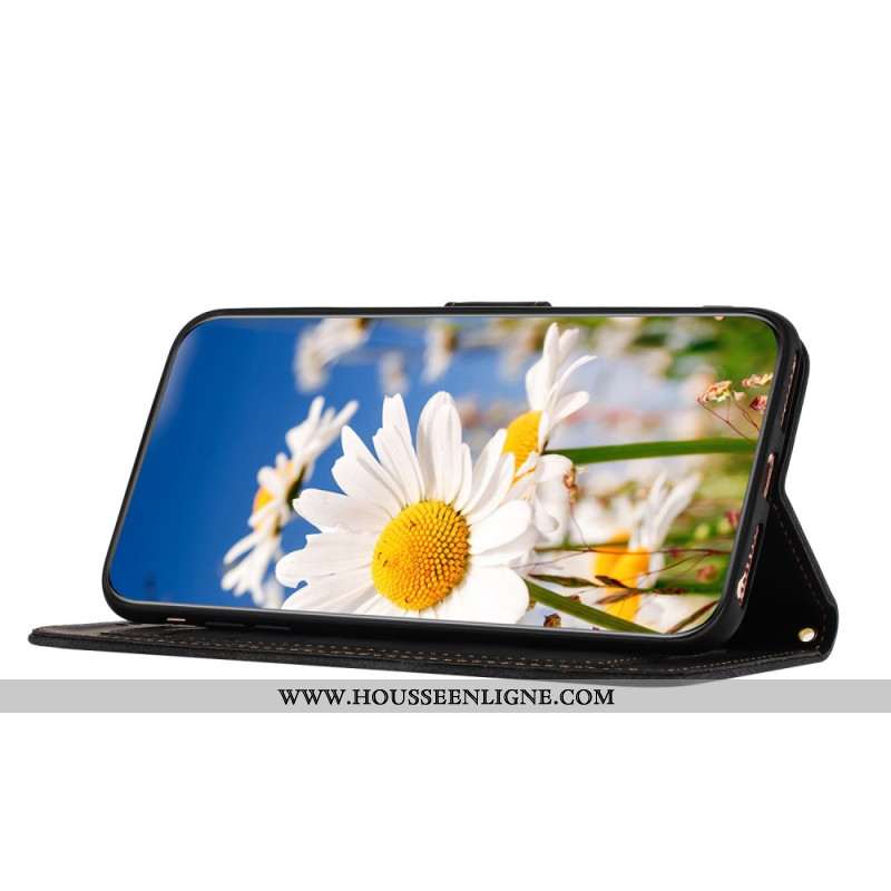 Housse Samsung Galaxy S25 5G Portefeuille Effet Floral