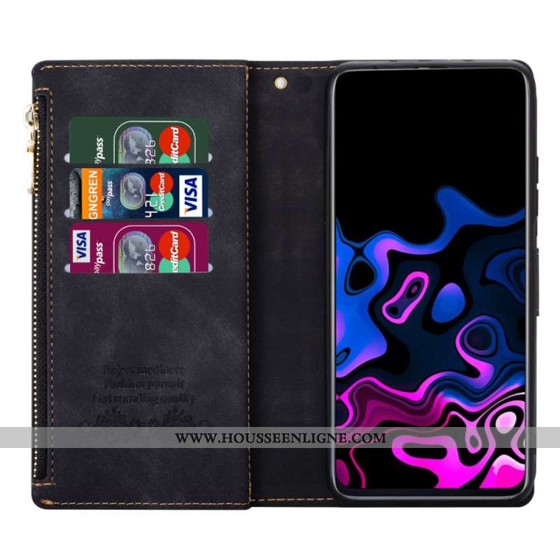Housse Samsung Galaxy S25 5G Portefeuille Motif Géométrique