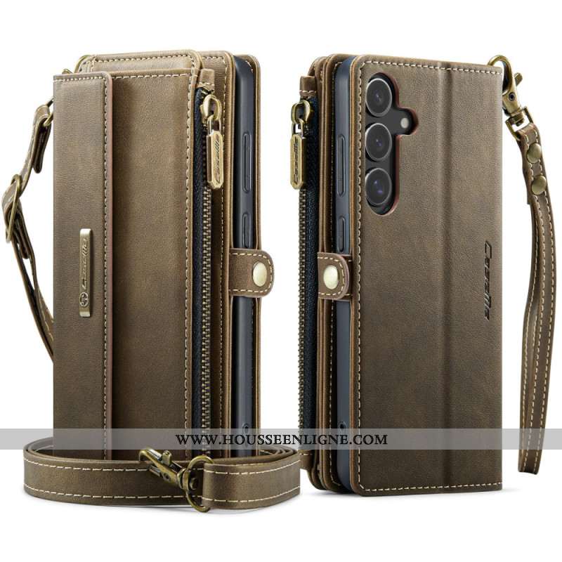 Housse Samsung Galaxy S25 5G Portefeuille RFID Complet