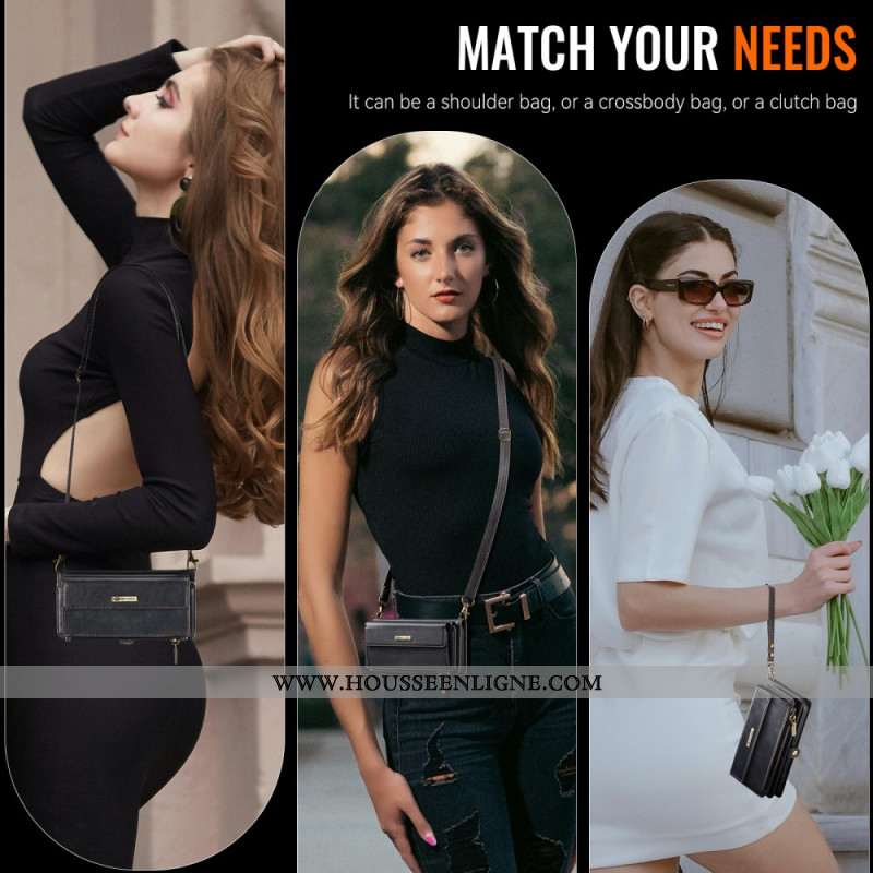 Housse Samsung Galaxy S25 5G Portefeuille RFID Complet