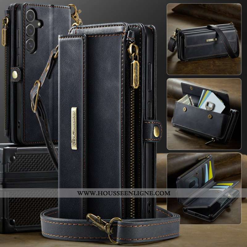 Housse Samsung Galaxy S25 5G Portefeuille RFID Complet