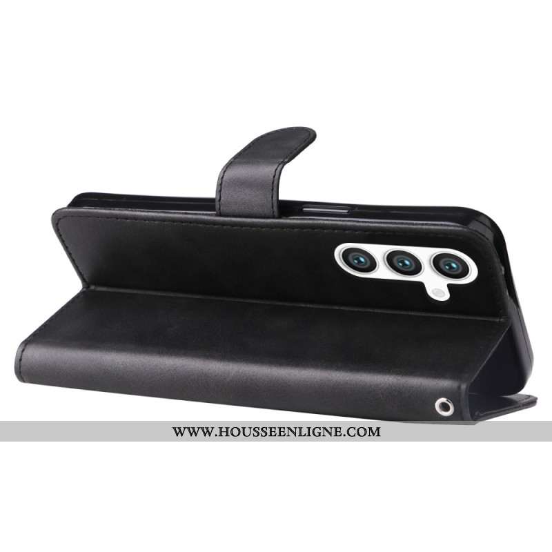 Housse Samsung Galaxy S25 5G Portefeuille à Fermeture Éclair
