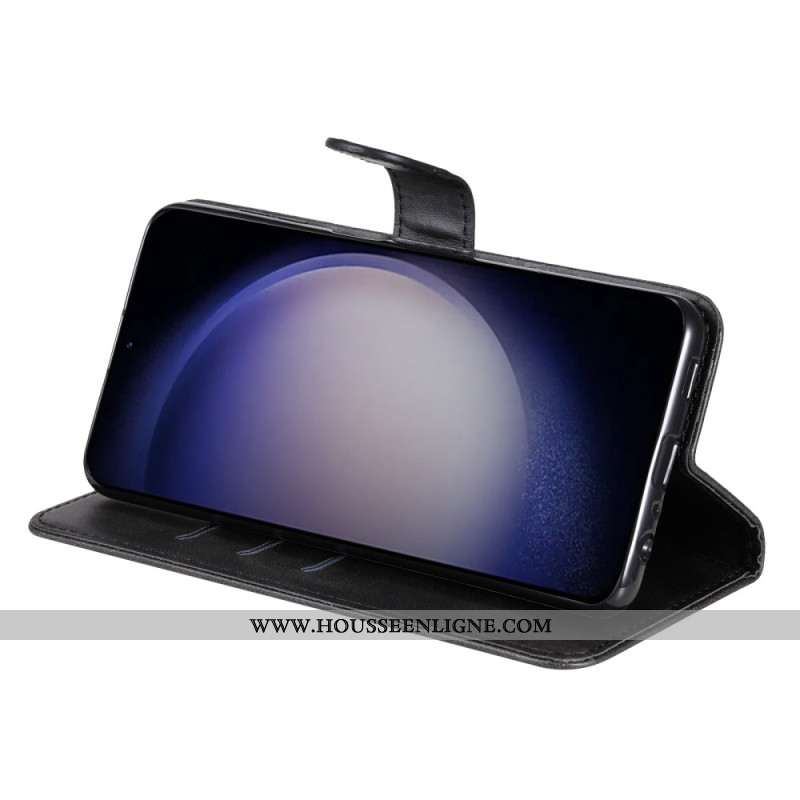 Housse Samsung Galaxy S25 5G Portefeuille à Fermeture Éclair