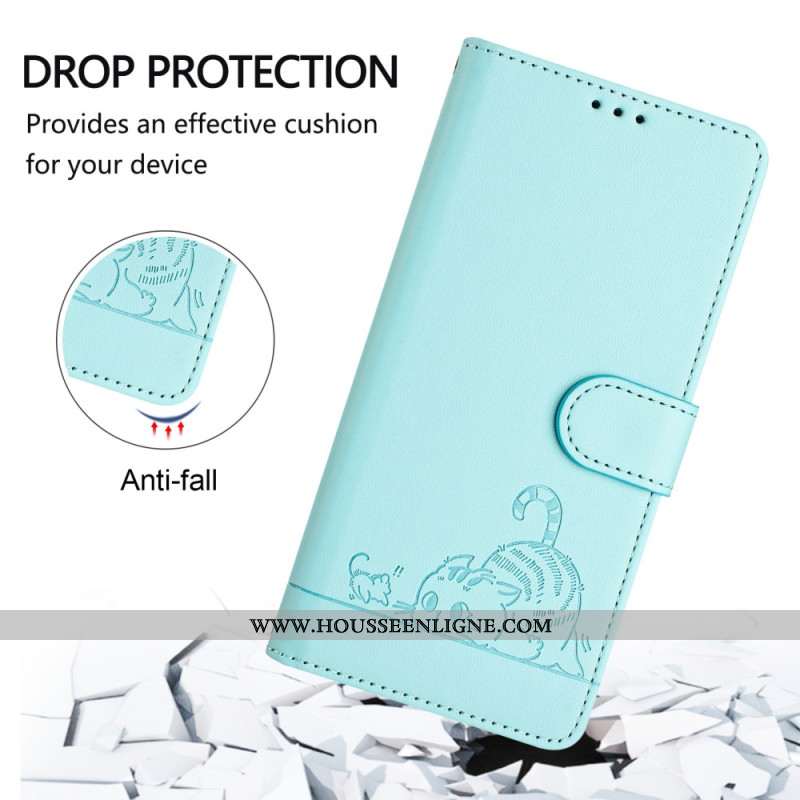 Housse Samsung Galaxy S25 5G Protection RFID Scène de Chat