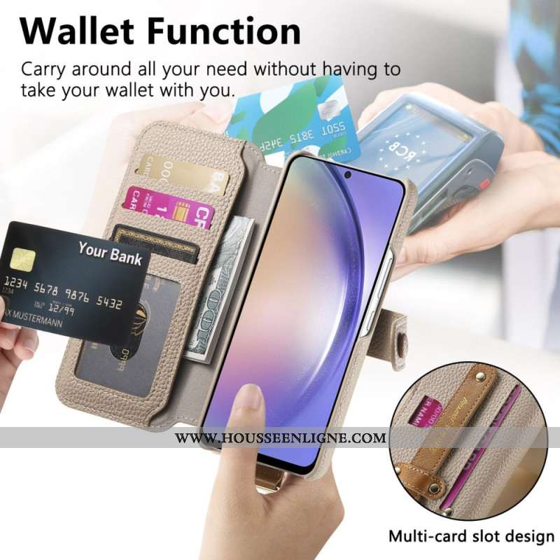 Housse Samsung Galaxy S25 5G Simili Cuir Blocage RFID