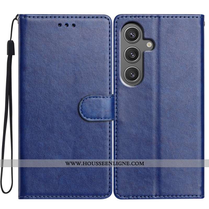 Housse Samsung Galaxy S25 5G Simili Cuir Uni