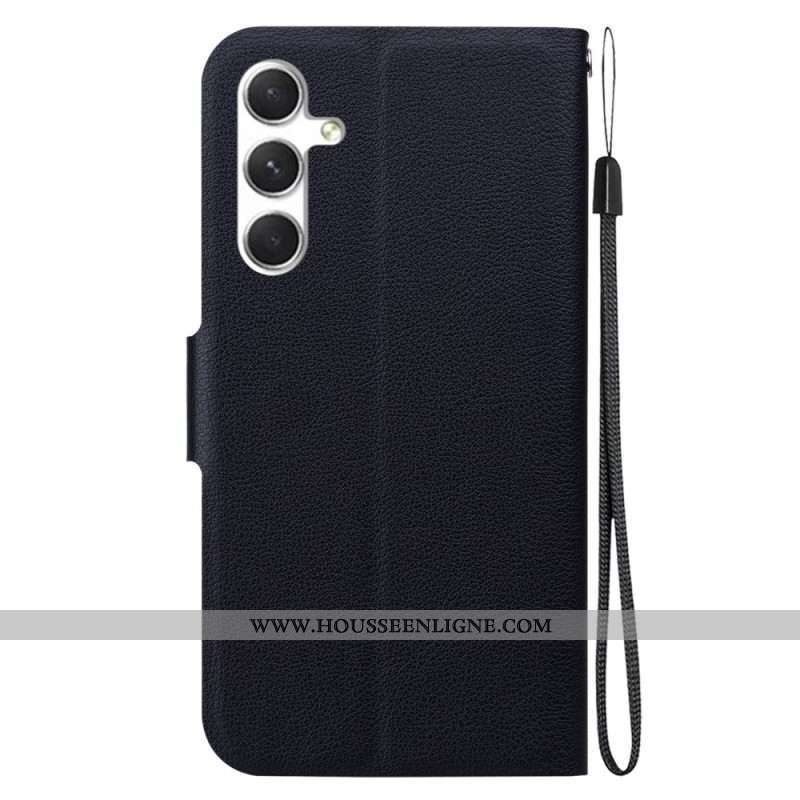 Housse Samsung Galaxy S25 5G Simili Cuir à Lanière