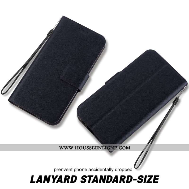 Housse Samsung Galaxy S25 5G Simili Cuir à Lanière