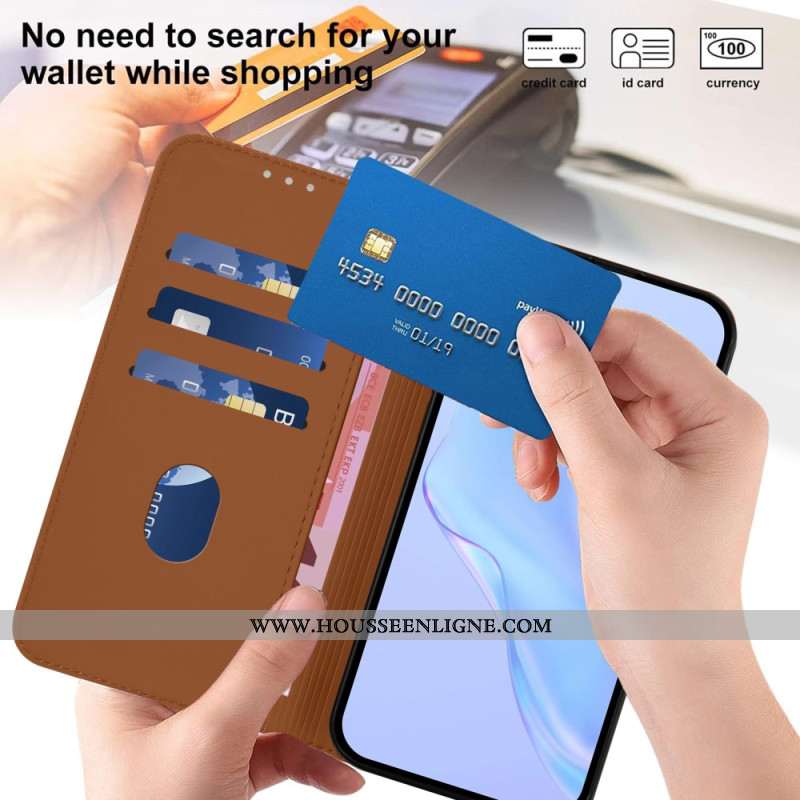 Housse Samsung Galaxy S25 5G Simili Cuir à Lnaière