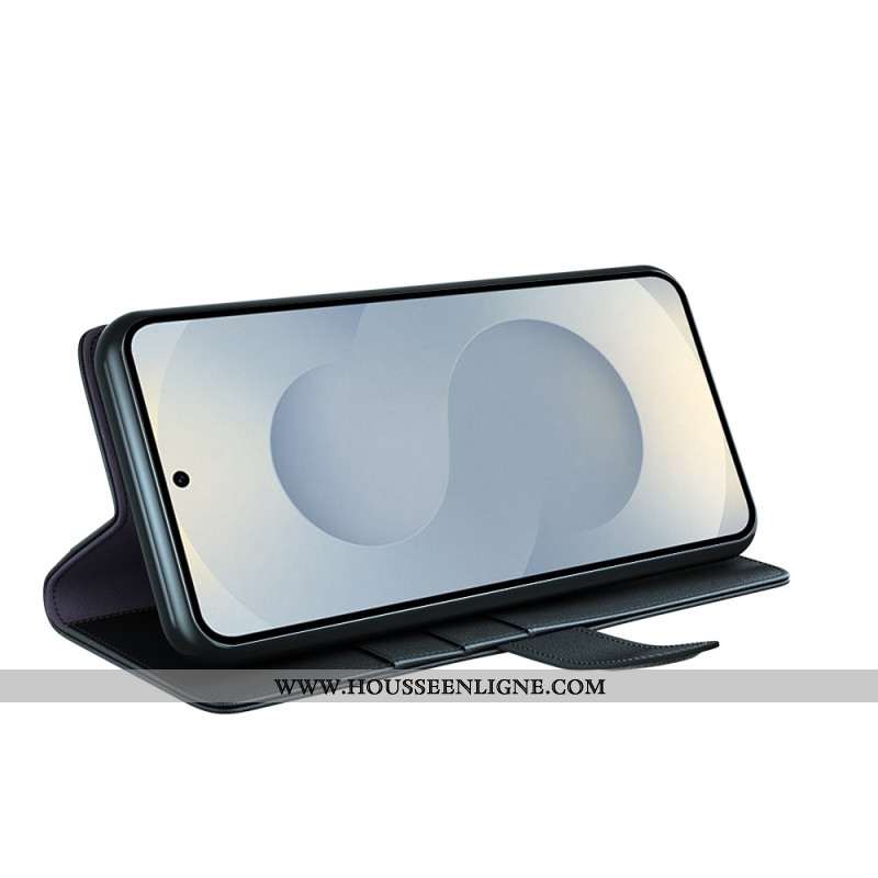 Housse Samsung Galaxy S25 Edge Cuir Véritable