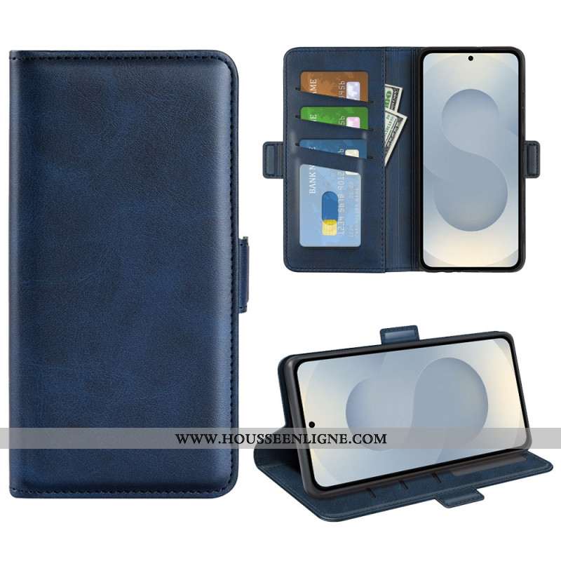 Housse Samsung Galaxy S25 Edge Double Fermoir Magnétique