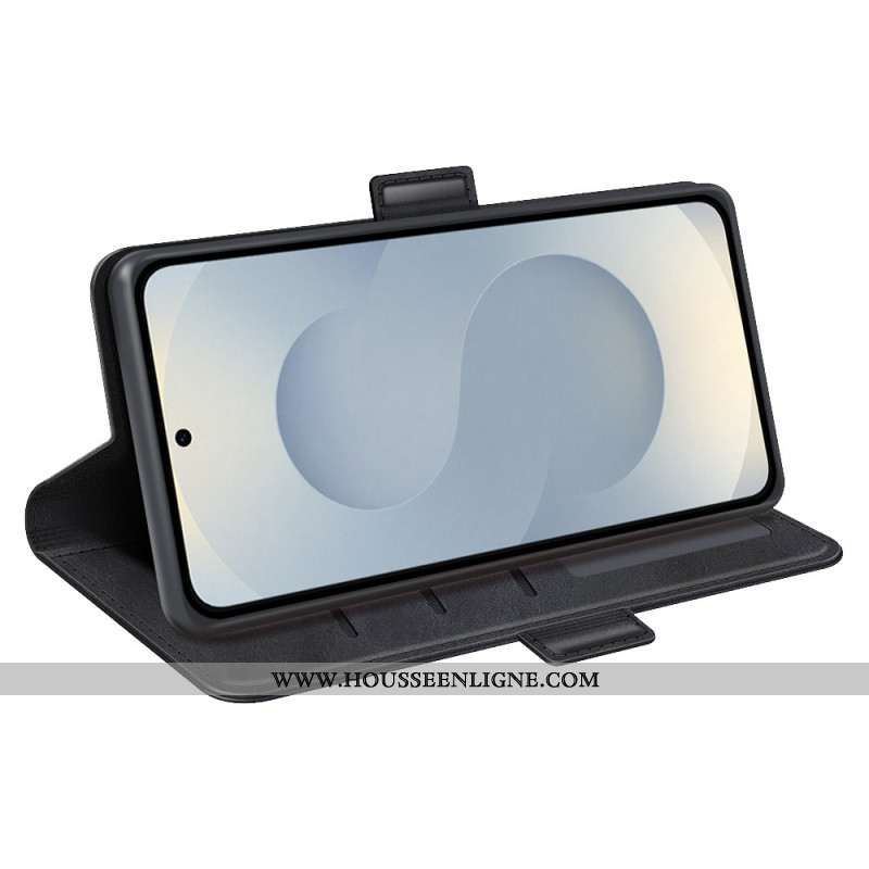 Housse Samsung Galaxy S25 Edge Double Fermoir Magnétique