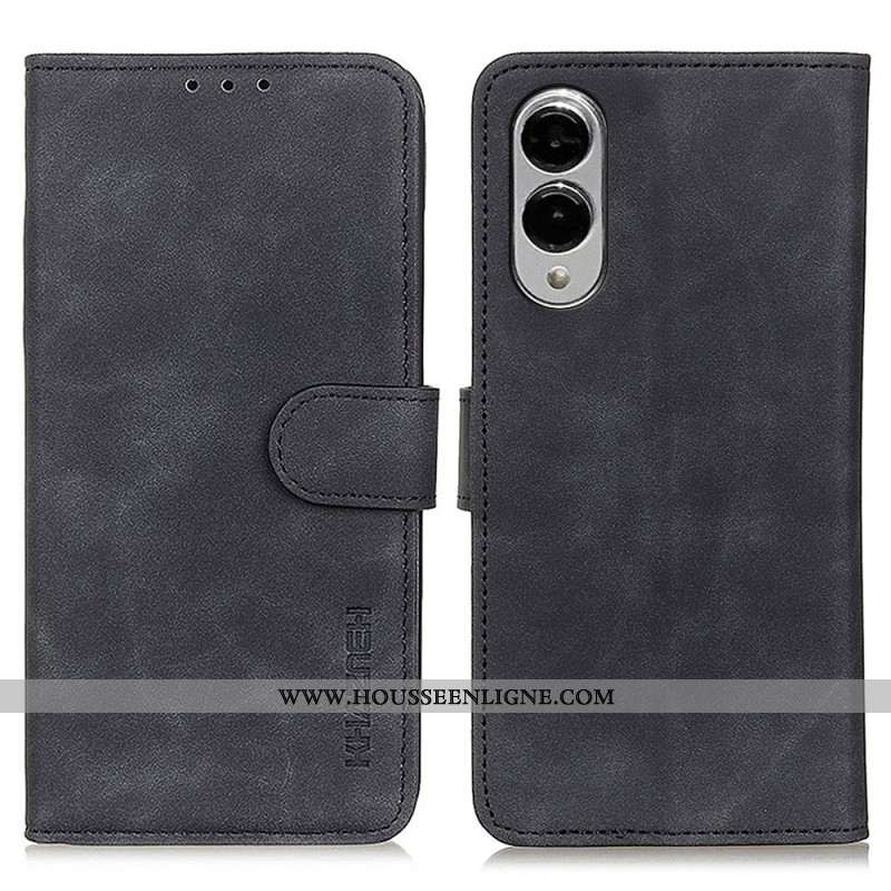 Housse Samsung Galaxy S25 Edge Effet Daim KHAZNEH