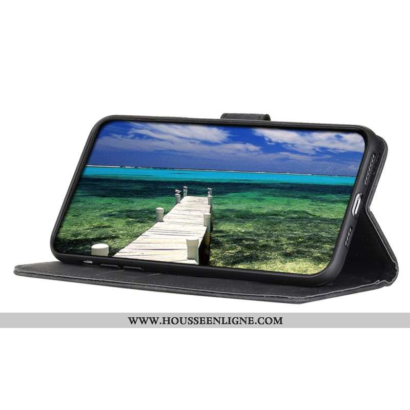 Housse Samsung Galaxy S25 Edge Effet Daim KHAZNEH