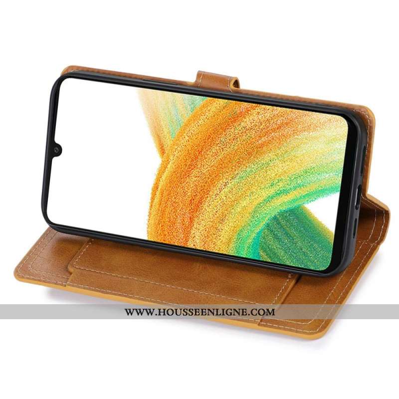 Housse Samsung Galaxy S25 Edge Fermeture Éclair et Porte-Cartes