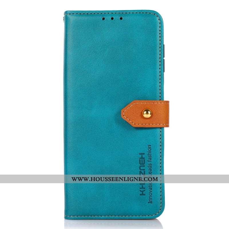 Housse Samsung Galaxy S25 Edge Fermoir Doré KHAZNEH