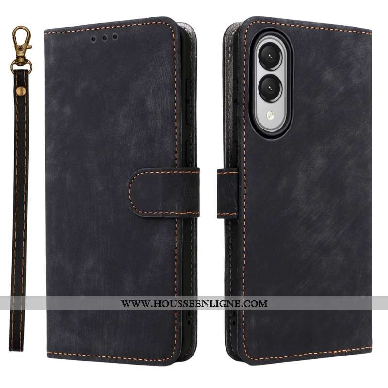 Housse Samsung Galaxy S25 Edge Fonction RFID avec Lanière