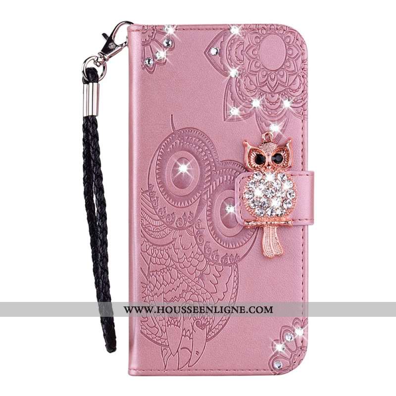 Housse Samsung Galaxy S25 Edge Hibou et Breloque