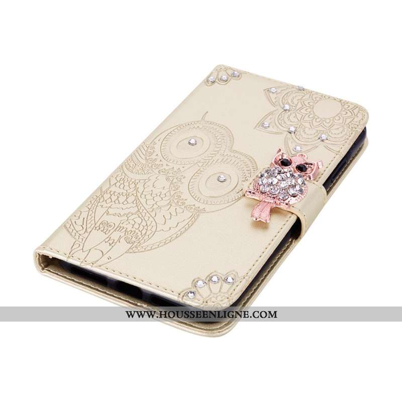 Housse Samsung Galaxy S25 Edge Hibou et Breloque