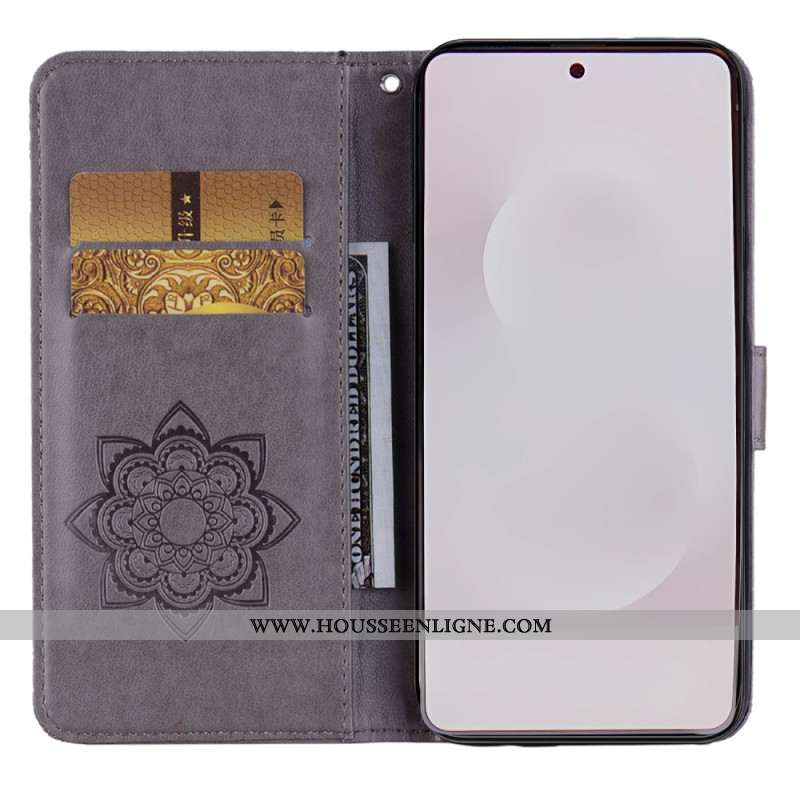 Housse Samsung Galaxy S25 Edge Hibous et Lanière