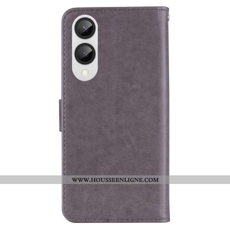 Housse Samsung Galaxy S25 Edge Hibous et Lanière