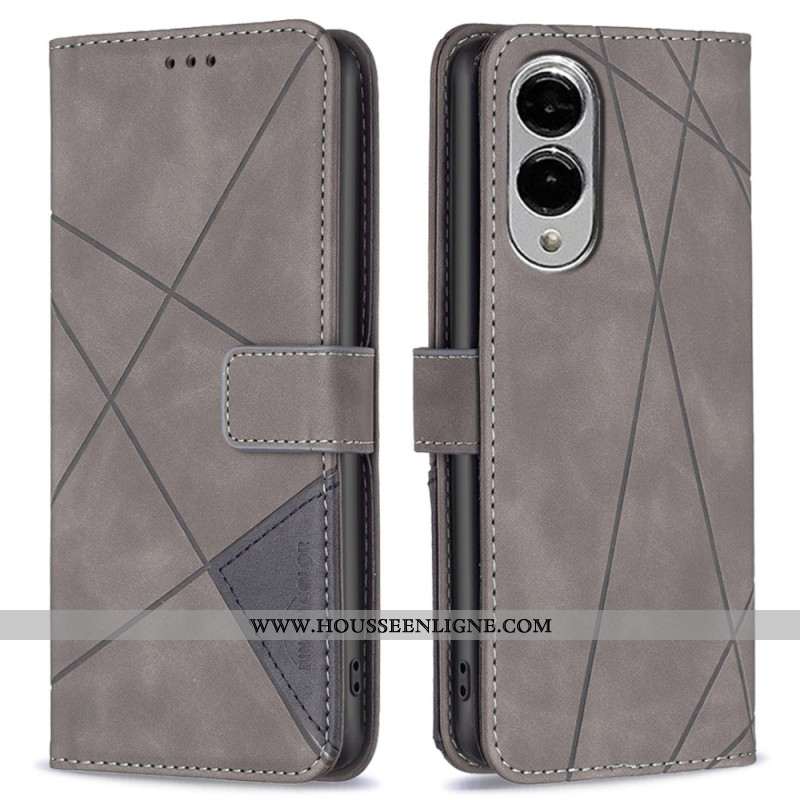 Housse Samsung Galaxy S25 Edge Motif Géométrique BINFEN COLOR