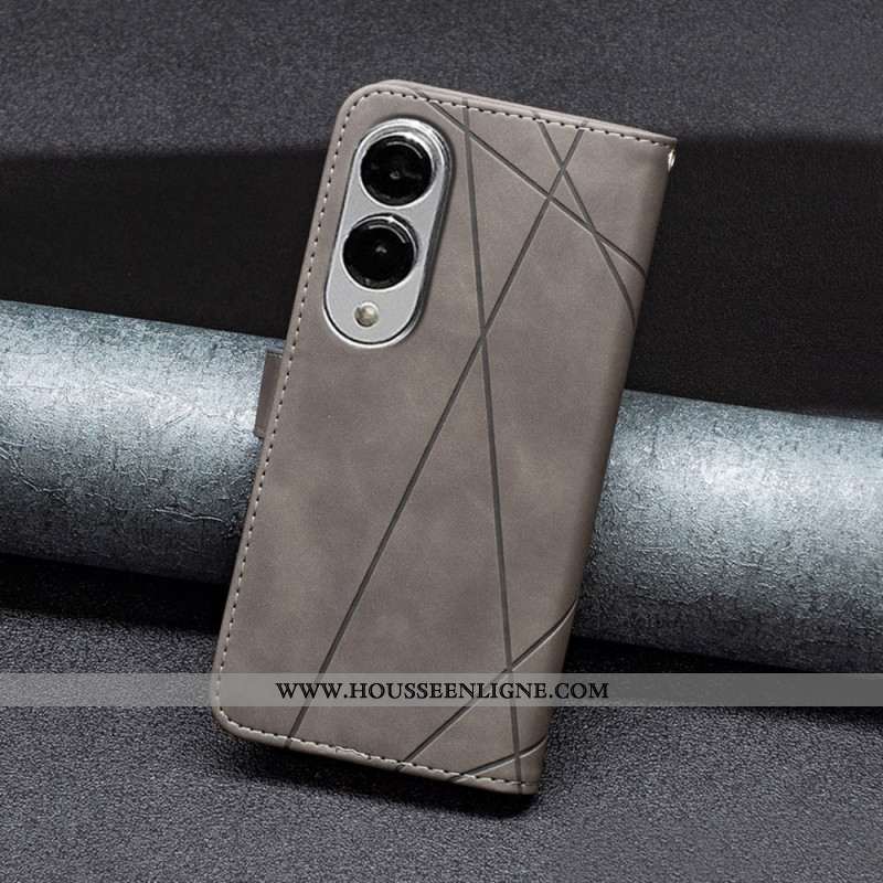 Housse Samsung Galaxy S25 Edge Motif Géométrique BINFEN COLOR