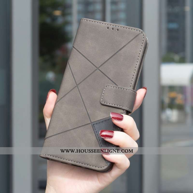 Housse Samsung Galaxy S25 Edge Motif Géométrique BINFEN COLOR