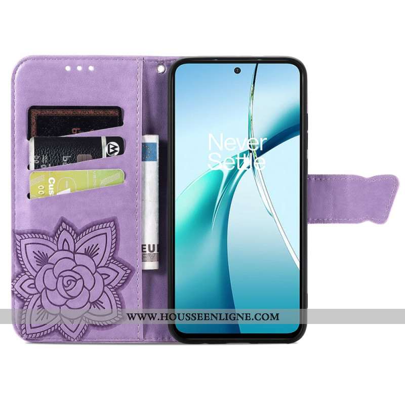 Housse Samsung Galaxy S25 Edge Papillon Baroque avec Dragonne