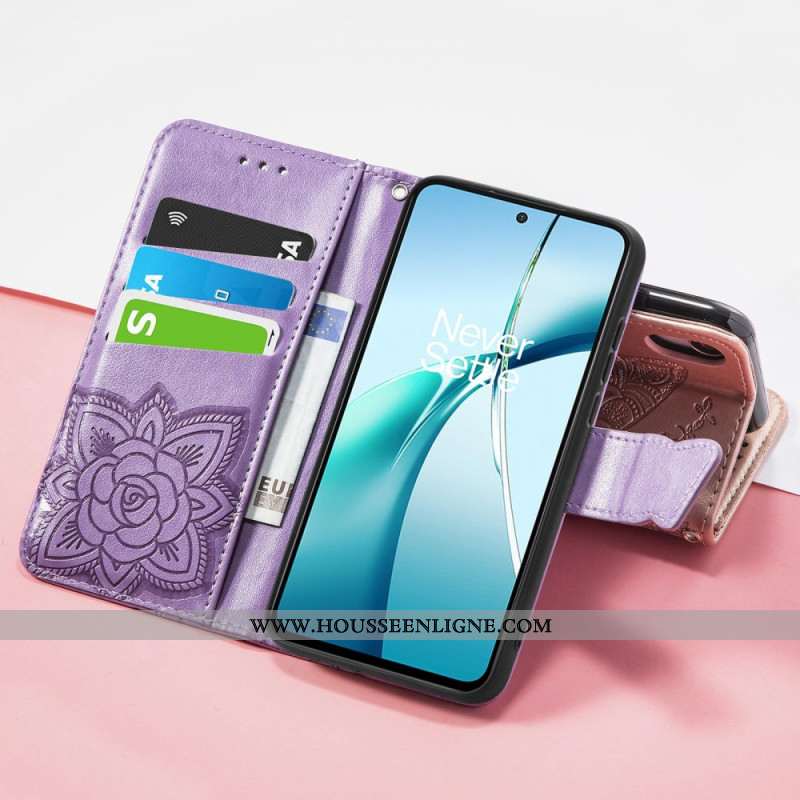 Housse Samsung Galaxy S25 Edge Papillon Baroque avec Dragonne